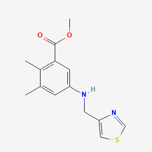 Methyl 2,3-dimethyl-5-(1,3-thiazol-4-ylmethylamino)benzoate