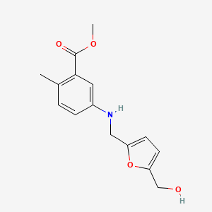 Methyl 5-[[5-(hydroxymethyl)furan-2-yl]methylamino]-2-methylbenzoate