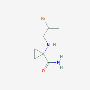 1-(2-Bromoprop-2-enylamino)cyclopropane-1-carboxamide