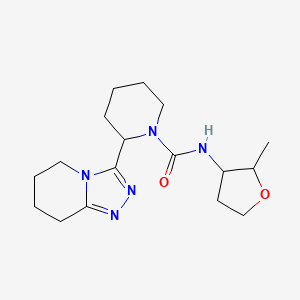 N-(2-methyloxolan-3-yl)-2-(5,6,7,8-tetrahydro-[1,2,4]triazolo[4,3-a]pyridin-3-yl)piperidine-1-carboxamide