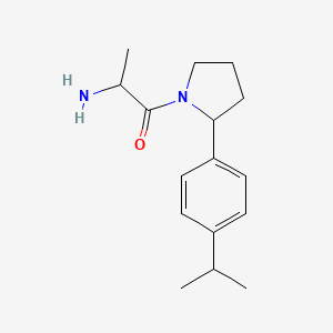 2-Amino-1-[2-(4-propan-2-ylphenyl)pyrrolidin-1-yl]propan-1-one