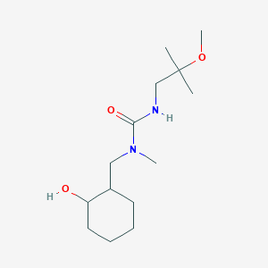 1-[(2-Hydroxycyclohexyl)methyl]-3-(2-methoxy-2-methylpropyl)-1-methylurea