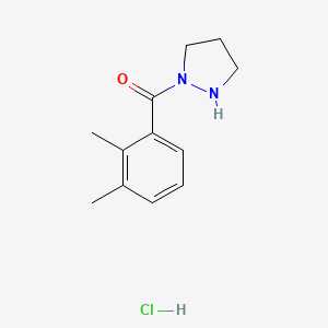 (2,3-Dimethylphenyl)-pyrazolidin-1-ylmethanone;hydrochloride