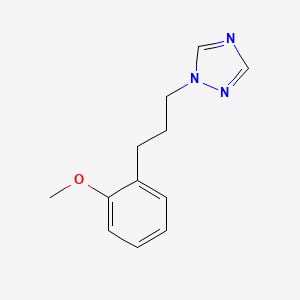 1-[3-(2-Methoxyphenyl)propyl]-1,2,4-triazole