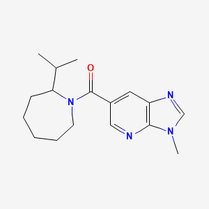 molecular formula C17H24N4O B7643645 (3-Methylimidazo[4,5-b]pyridin-6-yl)-(2-propan-2-ylazepan-1-yl)methanone 