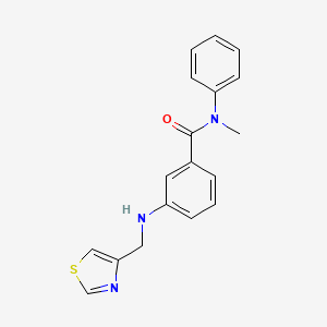 N-methyl-N-phenyl-3-(1,3-thiazol-4-ylmethylamino)benzamide