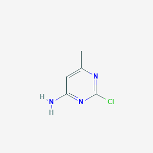 molecular formula C5H6ClN3 B076438 2-氯-6-甲基嘧啶-4-胺 CAS No. 14394-60-6