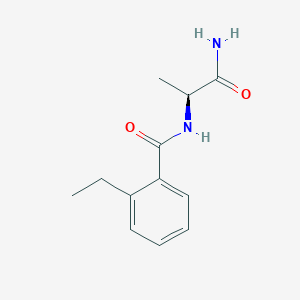 N-[(2S)-1-amino-1-oxopropan-2-yl]-2-ethylbenzamide