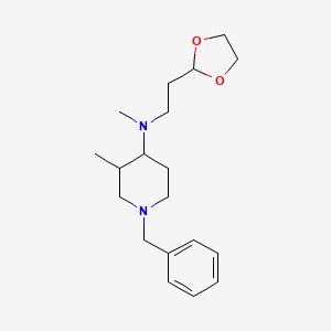 1-benzyl-N-[2-(1,3-dioxolan-2-yl)ethyl]-N,3-dimethylpiperidin-4-amine