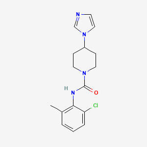 N-(2-chloro-6-methylphenyl)-4-imidazol-1-ylpiperidine-1-carboxamide