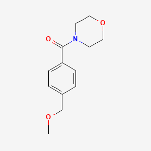 molecular formula C13H17NO3 B7643997 [4-(Methoxymethyl)phenyl]-morpholin-4-ylmethanone 