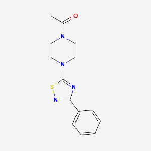 1-[4-(3-Phenyl-1,2,4-thiadiazol-5-yl)piperazin-1-yl]ethanone