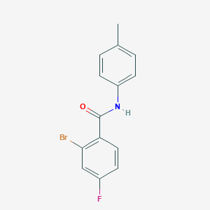 2-bromo-4-fluoro-N-(4-methylphenyl)benzamide