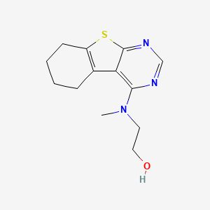 2-[Methyl(5,6,7,8-tetrahydro-[1]benzothiolo[2,3-d]pyrimidin-4-yl)amino]ethanol