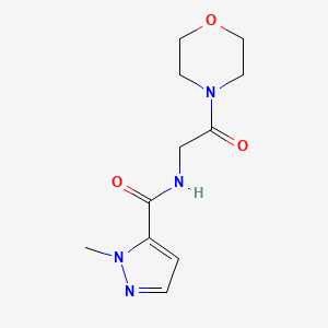 2-methyl-N-(2-morpholin-4-yl-2-oxoethyl)pyrazole-3-carboxamide