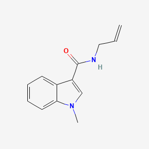 1-methyl-N-prop-2-enylindole-3-carboxamide