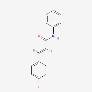 molecular formula C15H12FNO B7644498 N-Phenyl-4-fluorocinnamamide 