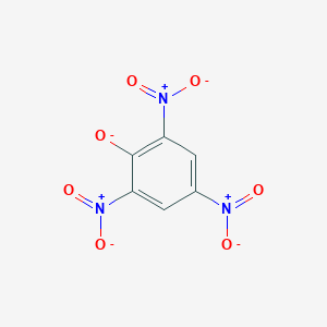 molecular formula C6H2N3O7- B076445 苦味酸 CAS No. 14798-26-6
