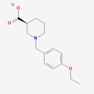 (3S)-1-[(4-ethoxyphenyl)methyl]piperidine-3-carboxylic acid