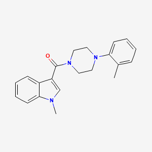 (1-Methylindol-3-yl)-[4-(2-methylphenyl)piperazin-1-yl]methanone