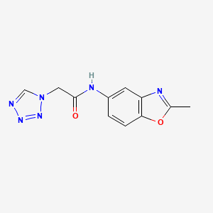 N-(2-methyl-1,3-benzoxazol-5-yl)-2-(tetrazol-1-yl)acetamide