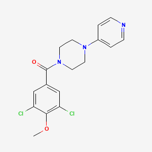 (3,5-Dichloro-4-methoxyphenyl)-(4-pyridin-4-ylpiperazin-1-yl)methanone