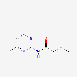 N-(4,6-dimethylpyrimidin-2-yl)-3-methylbutanamide