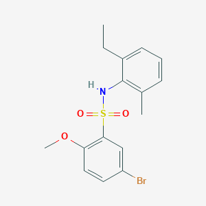 5-bromo-N-(2-ethyl-6-methylphenyl)-2-methoxybenzenesulfonamide