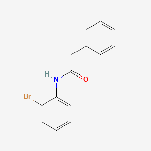 molecular formula C14H12BrNO B7644743 N-(2-bromophenyl)-2-phenylacetamide 