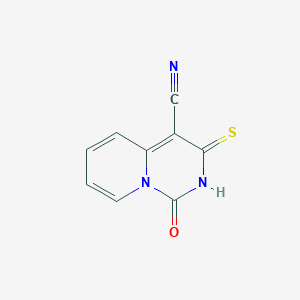 1-Oxo-3-sulfanylidenepyrido[1,2-c]pyrimidine-4-carbonitrile