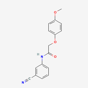 N-(3-cyanophenyl)-2-(4-methoxyphenoxy)acetamide