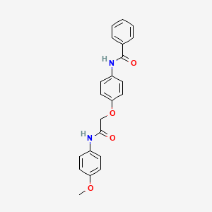 N-[4-[2-(4-methoxyanilino)-2-oxoethoxy]phenyl]benzamide