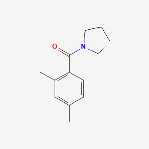 molecular formula C13H17NO B7644917 (2,4-Dimethylphenyl)-pyrrolidin-1-ylmethanone 