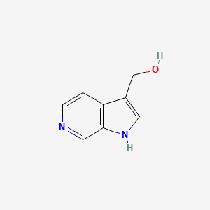 molecular formula C8H8N2O B7644925 (1H-吡咯并[2,3-c]吡啶-3-基)甲醇 