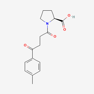 (2S)-1-[4-(4-methylphenyl)-4-oxobutanoyl]pyrrolidine-2-carboxylic acid