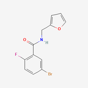 5-bromo-2-fluoro-N-(furan-2-ylmethyl)benzamide