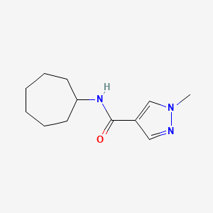 N-cycloheptyl-1-methylpyrazole-4-carboxamide