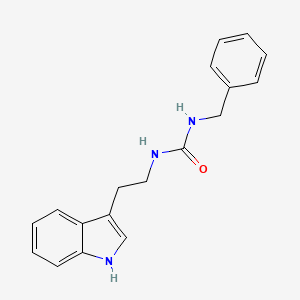 molecular formula C18H19N3O B7645205 1-benzyl-3-[2-(1H-indol-3-yl)ethyl]urea 