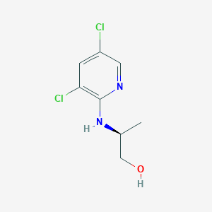 (2S)-2-[(3,5-dichloropyridin-2-yl)amino]propan-1-ol