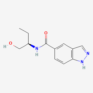 N-[(2R)-1-hydroxybutan-2-yl]-1H-indazole-5-carboxamide