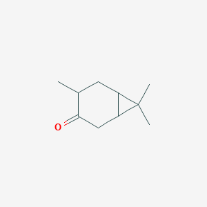 B076453 4,7,7-Trimethylbicyclo[4.1.0]heptan-3-one CAS No. 13124-69-1