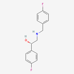 (1S)-1-(4-fluorophenyl)-2-[(4-fluorophenyl)methylamino]ethanol