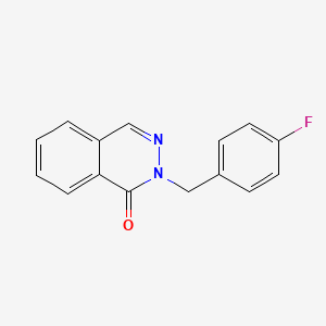 2-[(4-Fluorophenyl)methyl]phthalazin-1-one