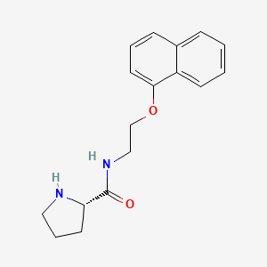 (2S)-N-(2-naphthalen-1-yloxyethyl)pyrrolidine-2-carboxamide