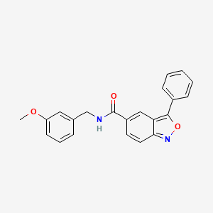 N-(3-methoxybenzyl)-3-phenyl-2,1-benzisoxazole-5-carboxamide