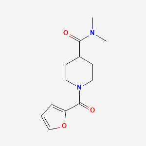 1-(furan-2-carbonyl)-N,N-dimethylpiperidine-4-carboxamide