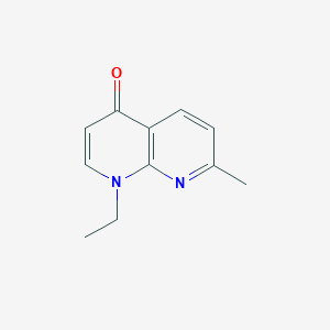 molecular formula C11H12N2O B076458 1-乙基-1,4-二氢-7-甲基-4-氧-1,8-萘啶 CAS No. 10299-49-7