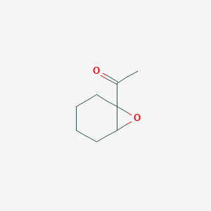 molecular formula C8H12O2 B076459 乙酮，1-(7-氧杂双环[4.1.0]庚-1-基)- CAS No. 15121-01-4