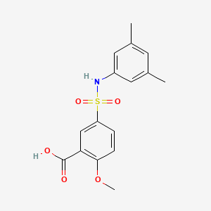 5-[(3,5-Dimethylphenyl)sulfamoyl]-2-methoxybenzoic acid