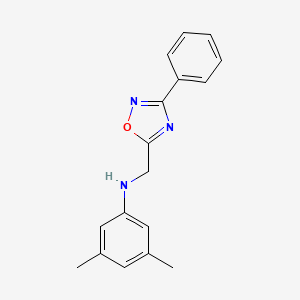 3,5-dimethyl-N-[(3-phenyl-1,2,4-oxadiazol-5-yl)methyl]aniline